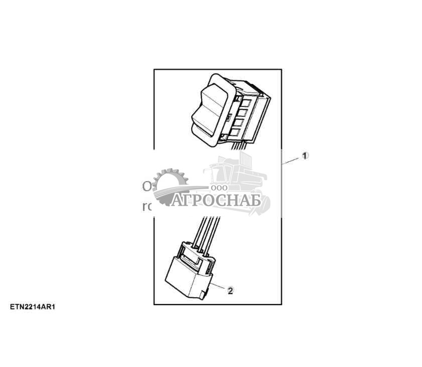 Переключатель, стеклоочиститель ветрового стекла 